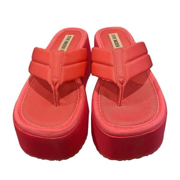 NEW iin Box Steve Madden x Urban Outfitters Contempo Pink Platform Sandals 8 - Picture 3 of 6